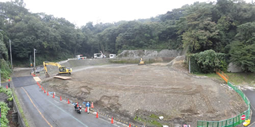 工事現場の状況（2016年5月）