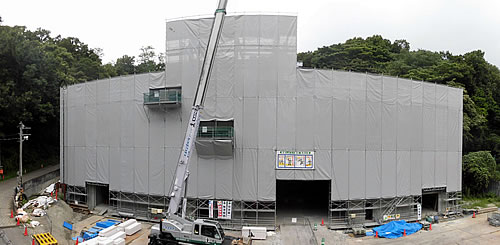 工事現場の状況（2017年7月）